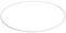 Rayher 2505700 Anello Metallico Ricoperto, Diametro 45cm, Spessore 4mm, Colore Bianco, Per Acchiappasogni, Decorazioni, Lavori Creativi, Fioristica