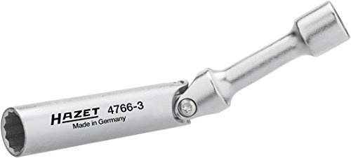 HAZET 4766-3 154 mm 12-Point Profile Spark Plug Wrench - Multi-Colour