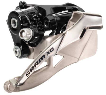 Sram Umwerfer X.0, Bottom Pull, 31,8/34,9mm, 2x10