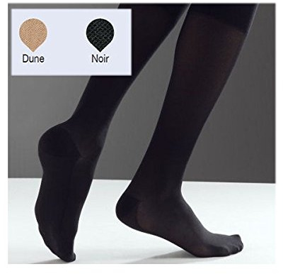 THUASNE VENOFLEX SECRET - Collant de Compression Femme - Classe 2, Taille 3, Long - Noir