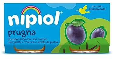 Nipiol Omogeneizzato Prugna 2x80g (12 Confezioni)