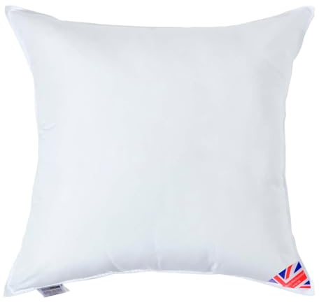 HOMESCAPES Luxury Super Microfibre Cushion Inserts 70cm x 70cm (28” x 28”) Perfect Bounce Back and Soft Cover, Generously Filled Inner Pads Hypoallergenic Cushion Filler, Handmade, Machine Washable