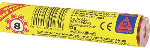 NET TOYS 8 Schuss Ringmunition Nachfüllpatronen Ring Gun Caps Amorces Munition 240 Schuss gesamt