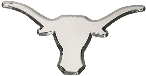 Emblema cromato per auto Longhorn dell'Università del Texas