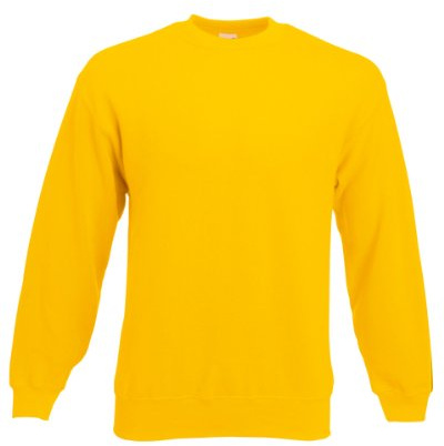 Fruit of the Loom Men's 62-202-0 Pullover Sweater, Sunflower, S