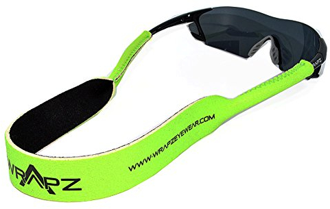 WrApz Fluorescent Green Neoprene Floating Glasses Retaining Strap