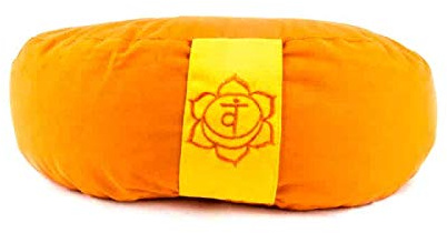 Cuscino a mezzaluna da meditazione, Orange