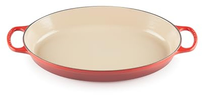 Le Creuset Enameled Cast Iron Signature Oval Baker, 3 qt., Cerise