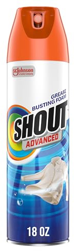 Shout Advanced Foam Aerosol, 18 Ounce by Shout