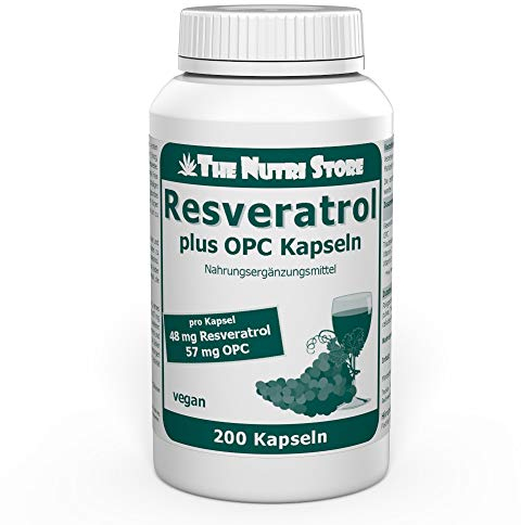 Resveratrol plus OPC vegane Kapseln 200 Stk.