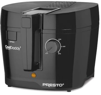 Presto 05442 CoolDaddy Cool-touch Deep Fryer - Black
