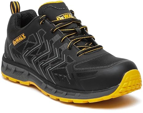 Mountain Warehouse DEWALT Men's Fargo Safety Trainer | Steel Toe Cap | SB SRA Rated | Comfort Fit | Black UK11