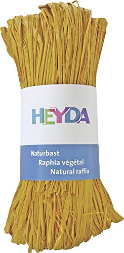 Heyda Naturbast | dottergelb, 50 g