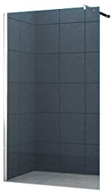 10mm Duschabtrennung Düsseldorf 119 x 200 cm (SONDERMASS) speziell für Duschtassenaufbau/Walk-In Duschtrennwand Duschwand Dusche