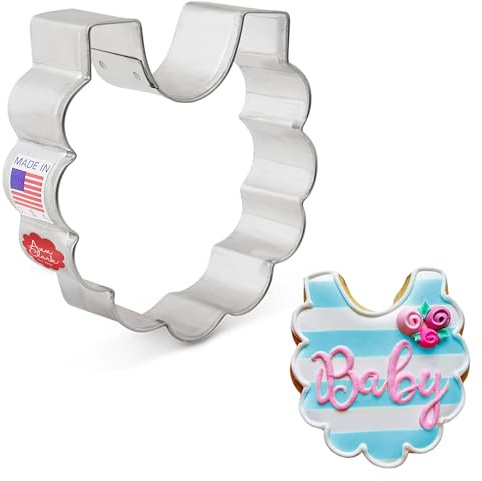 Ann Clark Baby Bib Cookie Cutter 3.25 Made in USA