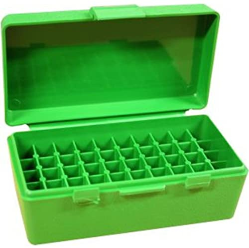 MTM Case-Gard P50 Sml Hndgn Ammo Box 50Rd - Green