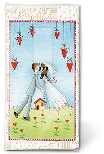 Paper+Design Taschentücher LOVERS FOREVER / 10Stück