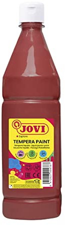 Jovi - Gouache liquide, bouteille de 1L, couleur marron