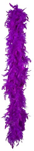 Boland - Boa de plumas, colores a elegir, longitud aprox. 180 cm, accesorio de disfraz, charlestón, años 20, flapper, carnaval, fiesta temática