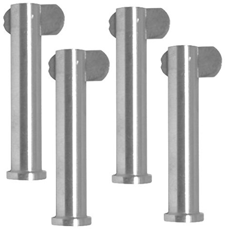 4 Stück Klappbolzen Steckbolzen 10 X 55 mm Edelstahl A2 Ringbolzen Klappsplint Klappstecker