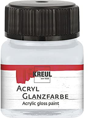 KREUL 79223 - Pintura acrílica brillante gris claro 20ml.