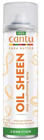 Cantu Shea Butter, Oil Sheen, spray balsamo intenso, 283 g, (versione inglese)
