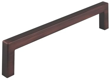 RICHELIEU Hardware - BP873160BORB - Contemporary Metal Pull - 873-6 5/16 in (160 mm) - Brushed Oil-Rubbed Bronze Finish