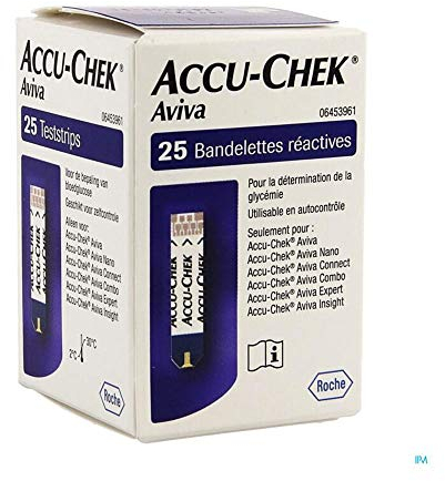 Accu Chek Aviva Teststreifen für Blutzucker 25 Stück