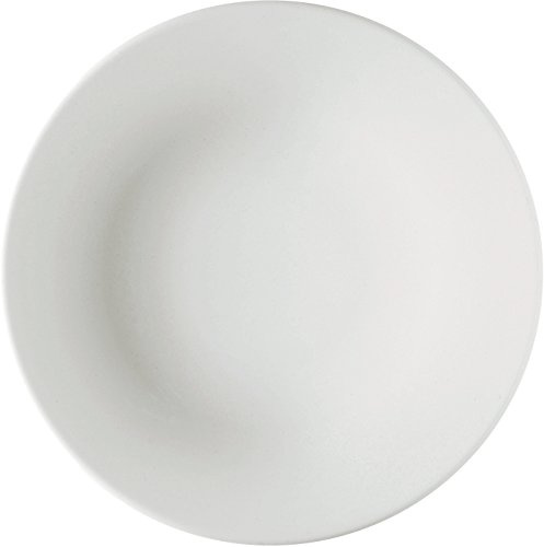 Alessi TI05/1 KU - Assiette plate en porcelaine blanche. Set de 4 Pièces.