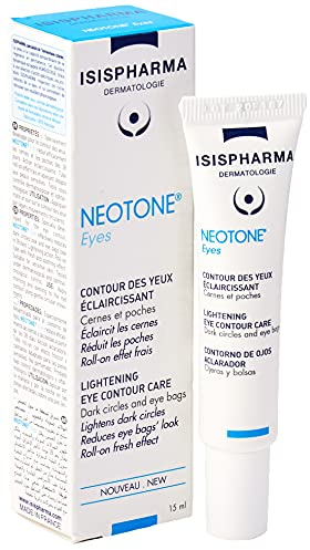 ISISPHARMA NEOTONE - Eyes - Contour des Yeux Éclaircissant avec Extrait de Licorice et Acide Hyaluronique - Roll-On Pigmentaires, Eclaircit les Cernes et Décongestionne les Poches - Produit Français