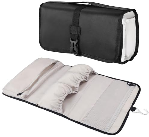 Kyrio Bolsa de almacenamiento de viaje compatible con Dyson Airwrap Styler, organizador de almacenamiento portátil para Airwrap Styler y accesorios