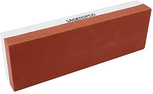 Sägenspezi Schleifstein 180x60x30 mm Körnung 180/280 Abziehstein Kombinationsstein Schleifklotz Wetzstein Wasserstein