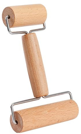 Rullo Per Pasticceria In Legno,Mattarello In Legno Rulli Per Pasta Per Pizza Con Manici Pizza Mattarello Antiaderente per Pizza Pasta Dolci Ravioli Pasticceria