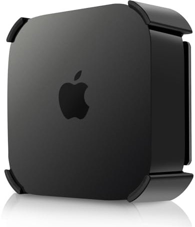 iDLEHANDS Mount for Apple TV 4K 2022 (3rd Generation) Only - TV Mount Behind TV or Wall Mounting, with Special Adhesive and Screws, Black