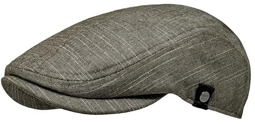 WEROR Herren Schirmmütze Schiebermütze Flatcap Cap Kappe Mütze WEROR-430.1 (L, 58-59, Beige)