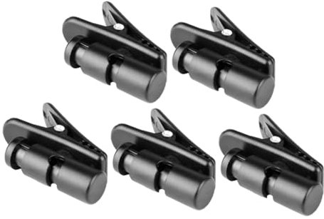 ELAYARD Clip De Cable para Auriculares y Micrófono Abrazaderas De Fijación para Gestión De Cables Accesorios Prácticos para Oficina y Hogar