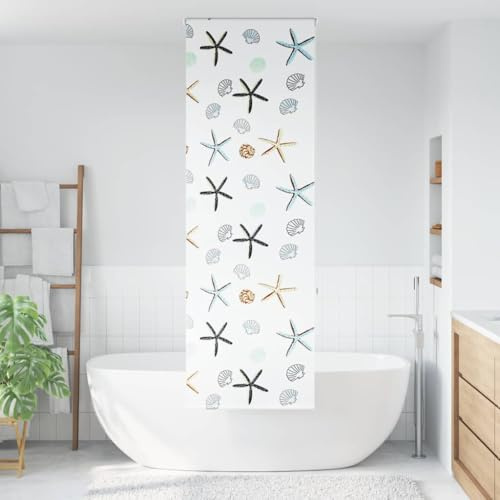 Store de douche 80 x 240 cm, en PEVA, imperméable, facile à nettoyer, idéal pour la salle de bain et la cuisine, protège des regards indiscrets
