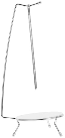 Gatuida Soporte para Brochetas de Barbacoa Inoxidable con Pinchos Rack Colgante para Asar Kebab Accesorios Reutilizables para Camping y Jardín