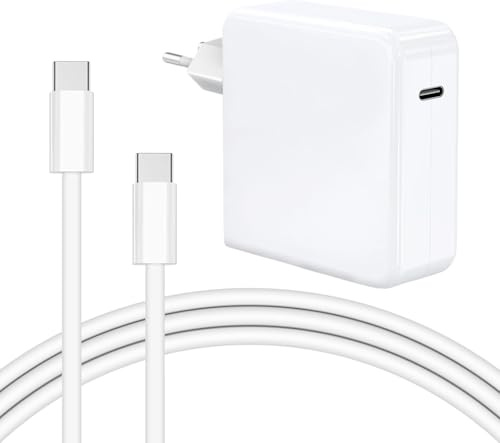MacBook Ladekabel, 96W USB C Ladegerät für Mac Book Pro/Mac Book Air 16 15 14 13 Zoll, M5 M4 M3 M2 M1 Mac Laptop Series, iPad Pro 12.9/11 Zoll und alle USB-C Geräte (inkl. 2m Ladekabel)