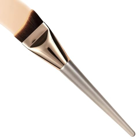 Foundationborste för makeup | Vinklad syntetisk ergonomisk – foundationborste för flytande smink | för kvinnor flickor nybörjare inomhus hotell resor dejting daglig användning