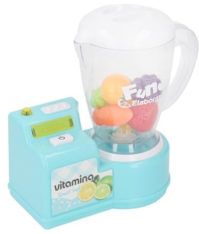 Chrees fruktjuiceleksak, barnköksjuice-lekset, simuleringsanordning med fruktkostym, interaktiv pedagogisk rollspel för och flickor, Treat Play Appliance Toy (grön)