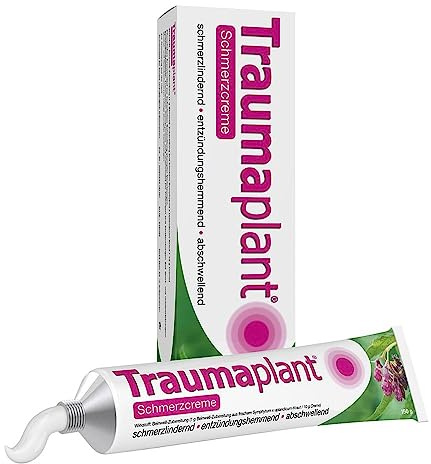 Traumaplant Schmerzcreme 50 g spezieller Beinwell-Extrakt bei Prellungen & Verstauchungen (bei Sport- und Unfallverletzungen), Muskel- und Gelenkschmerzen infolge stumpfer Verletzungen