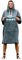 Towee Surf Poncho Handtuch Blau 80 x 115 cm
