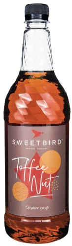 Sweetbird Toffee Nut Syrup (1 Litre) - Vegan Friendly