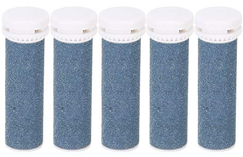 Pediküre Mineral Ersatzrollen Hornhautentferner Kompatibel mit Micro Pedi Nano, 5-teilige Nachfüller Extra Grobe Rolle für Elektrische Fußfeile