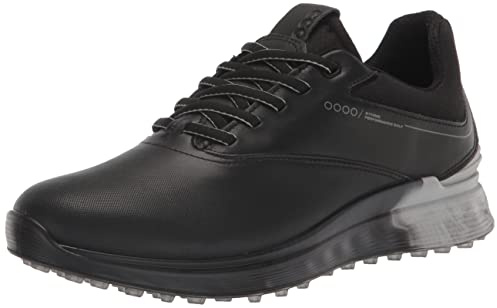 ECCO Golf S Three Goretex Mens Golf Shoes 102944 Black Concrete 55433 EU41 UK7/7.5