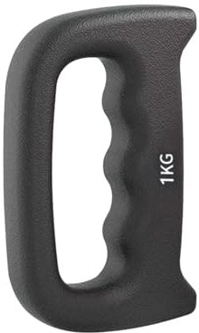 Perfeclan Handgewicht-Boxhantel, rutschfeste Hantel mit Handgriff für Power-Workout, Pilates, Fitness, Aerobic, 1 KG