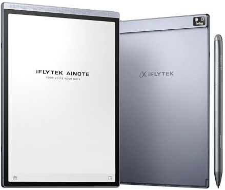 iFLYTEK AINOTE Air 2 Bundle – 8.2 E Ink AI Note-taking Tablet with Stylus, 4096 Pressure Levels, Digital Notebook with Voice-to-Text Transcription, Multi-languages Support, Ideal for Meetings & Study
