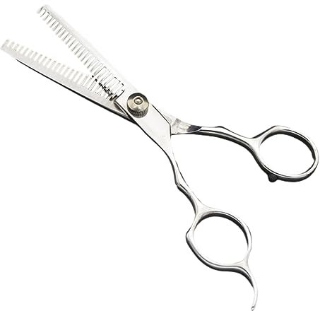 CANIGHT Forbici Per Taglio A Doppio Dente 6 Pollici Strumenti Per Parrucchieri E Barberi Non Si Attaccano Resistenti E Portatili Per Famiglie E Professionisti