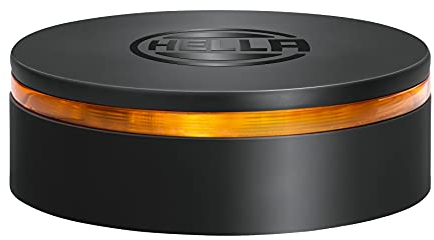 HELLA 2XD 455 255-001 LED Blitzleuchte - Blinkleuchte - K-LED Rebelution - 12/24V - gelb (amber) - Anbau/geschraubt - Kabel: 150mm - für Traktor, LKW, Gabelstapler